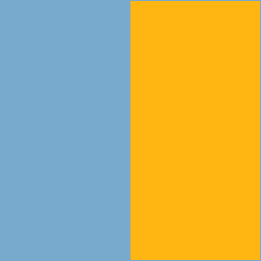 Light Blue/Gold CowBibs
