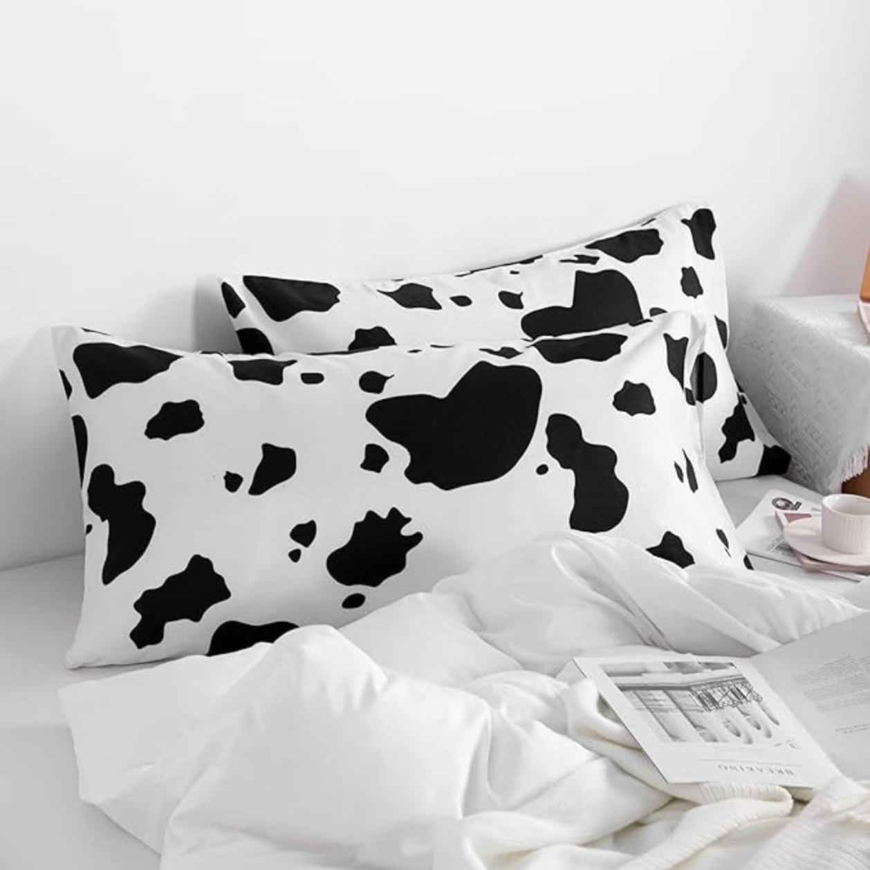 Cow Pillow Case (Add Your Logo Anywhere)