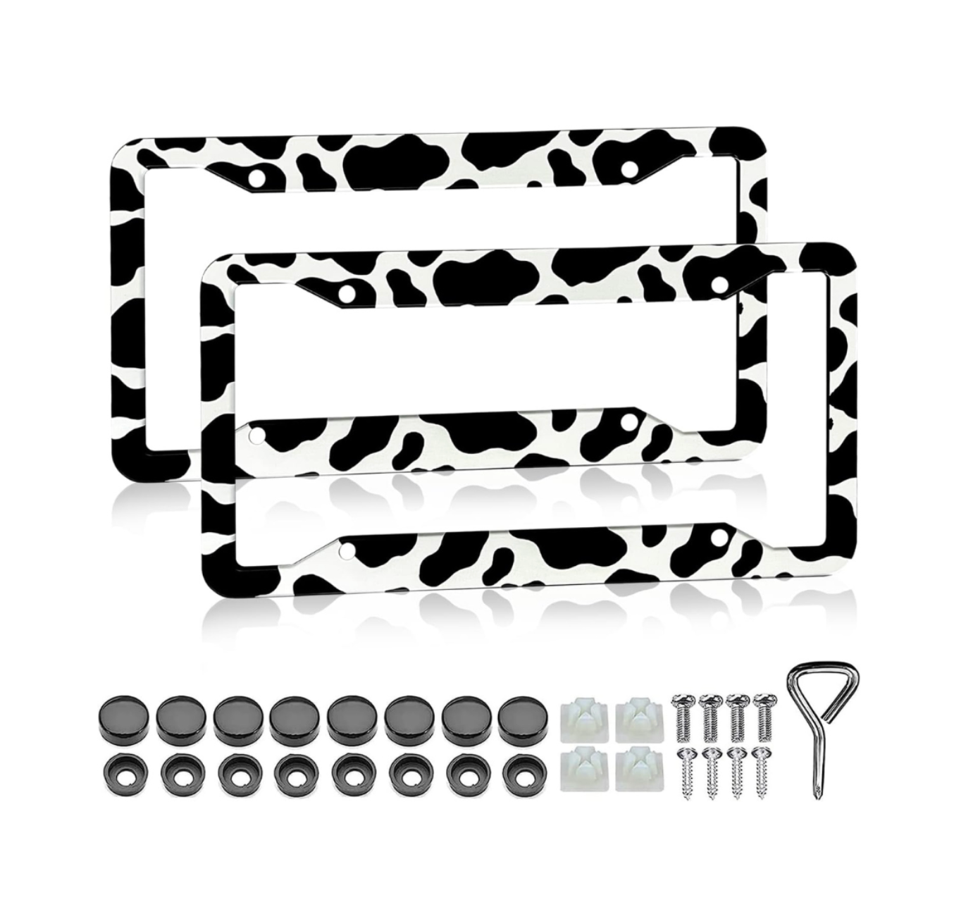 Cow License Plate Frame (Add Your Logo Anywhere)