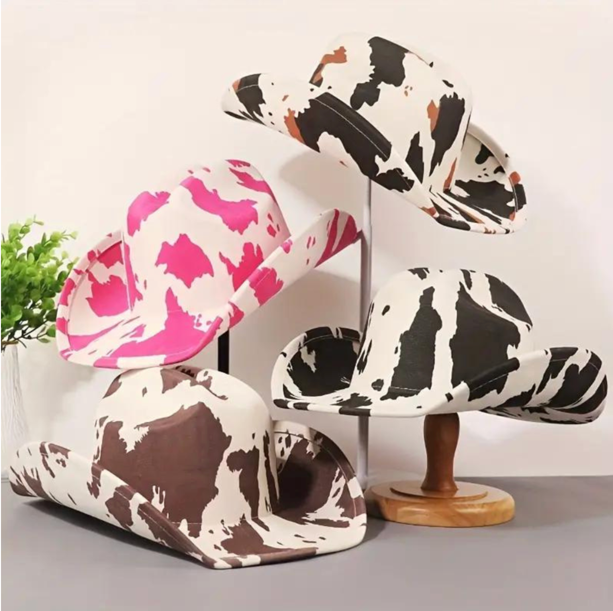 Cow Cowboy Hat (Add Your Logo Anywhere)