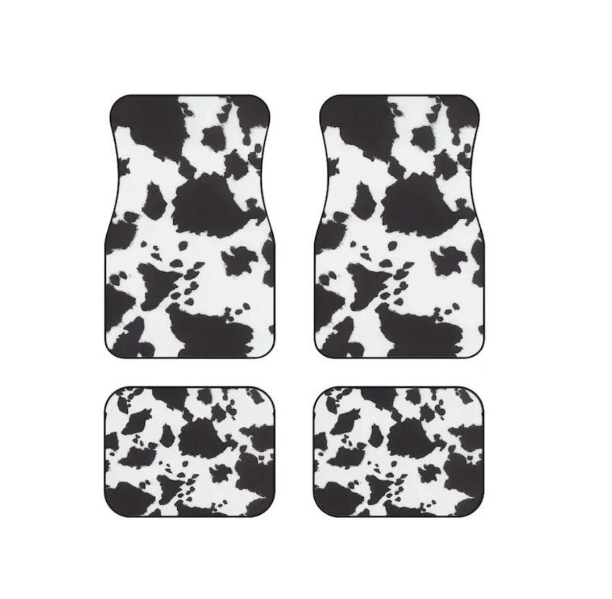 Cow Auto/Truck Floor Mats (Add Your Logo Anywhere)