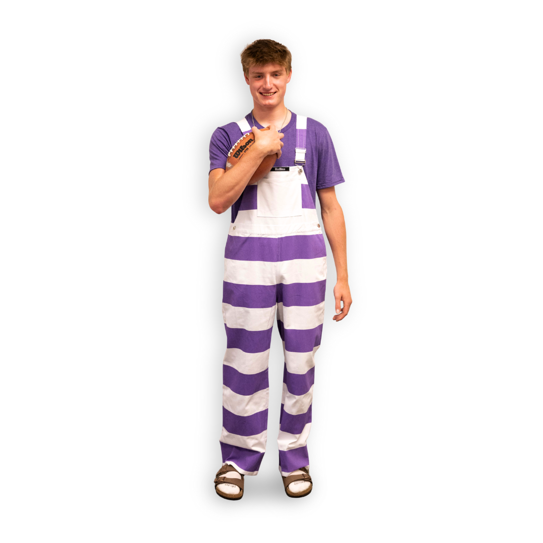 Purple/White RizBibs