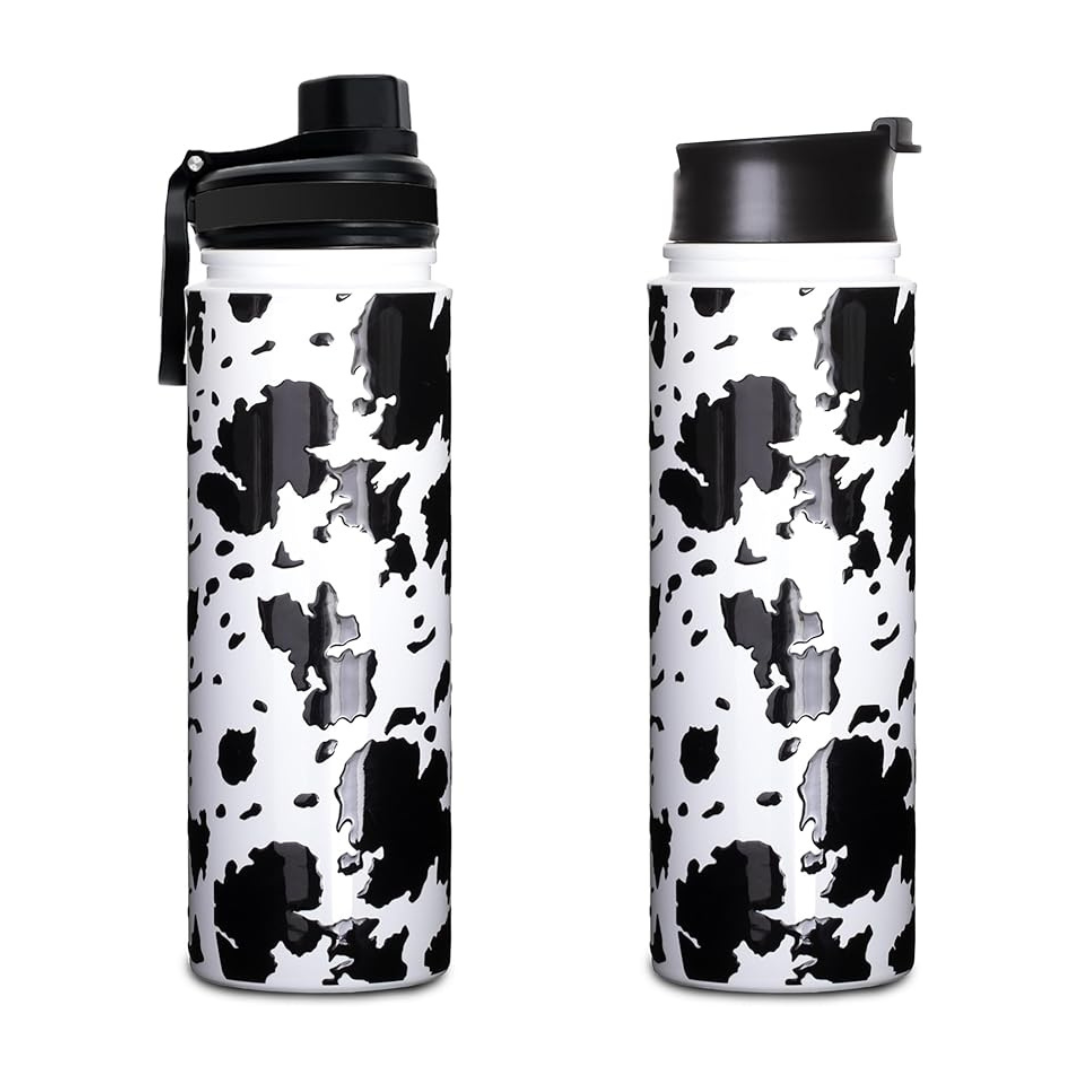 Cow Water Bottle (Add Your Logo Anywhere)