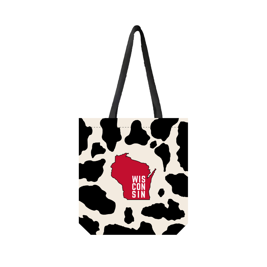 Red/White Canvas Tote