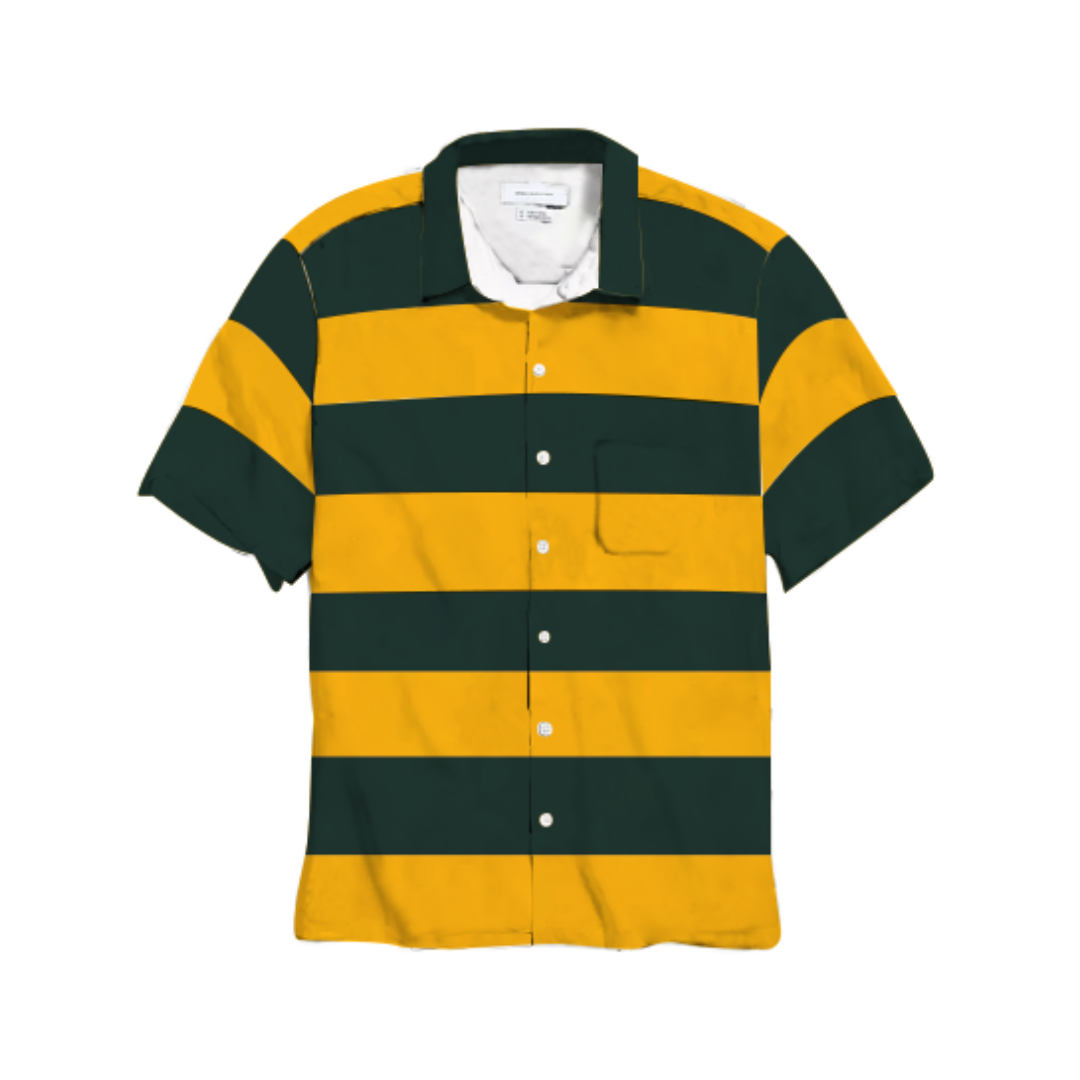 Green & Gold Lightweight Bahama Shirt