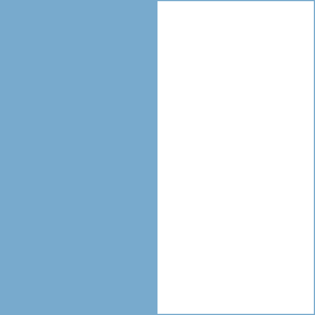 Light Blue/White CowBibs
