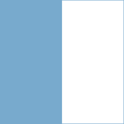 Light Blue/White CowBibs