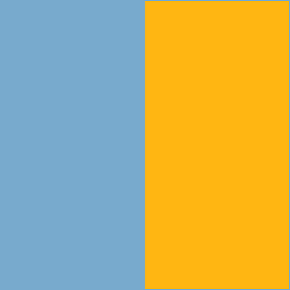 Light Blue/Gold CowBibs