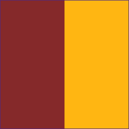 Maroon/Gold CowBibs