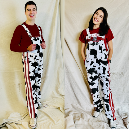 Maroon/White CowBibs
