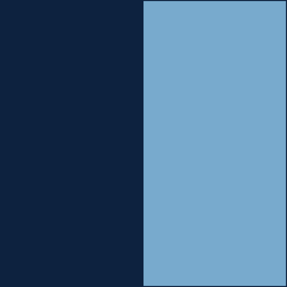 Navy/Light Blue CowBibs