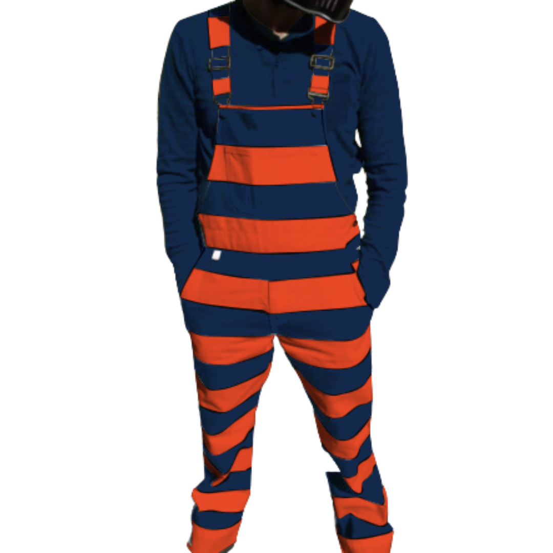 Navy/Orange RizBibs