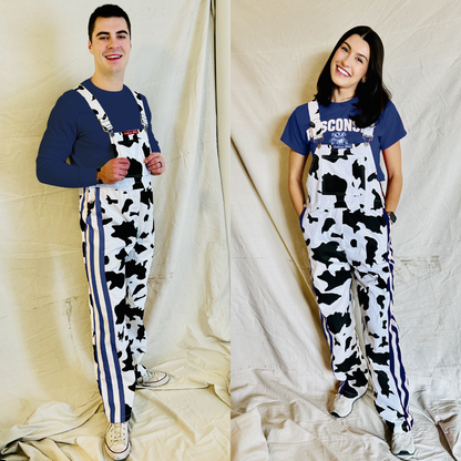Navy/White CowBibs