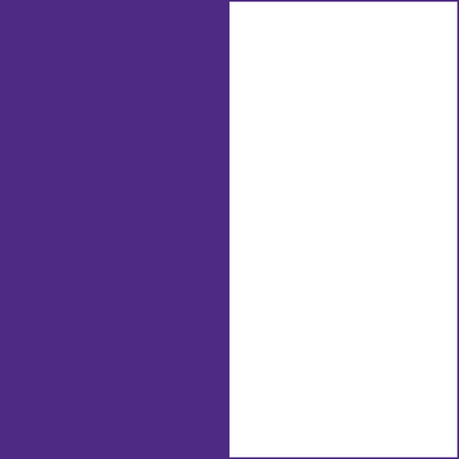 Purple/White CowBibs