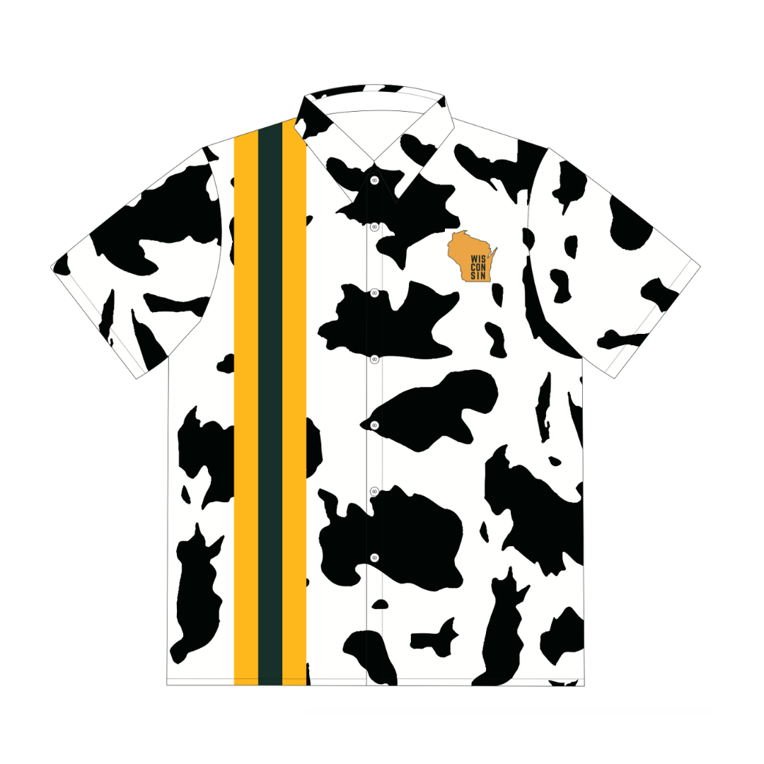 PackerSwag Cow Retro Button-Down