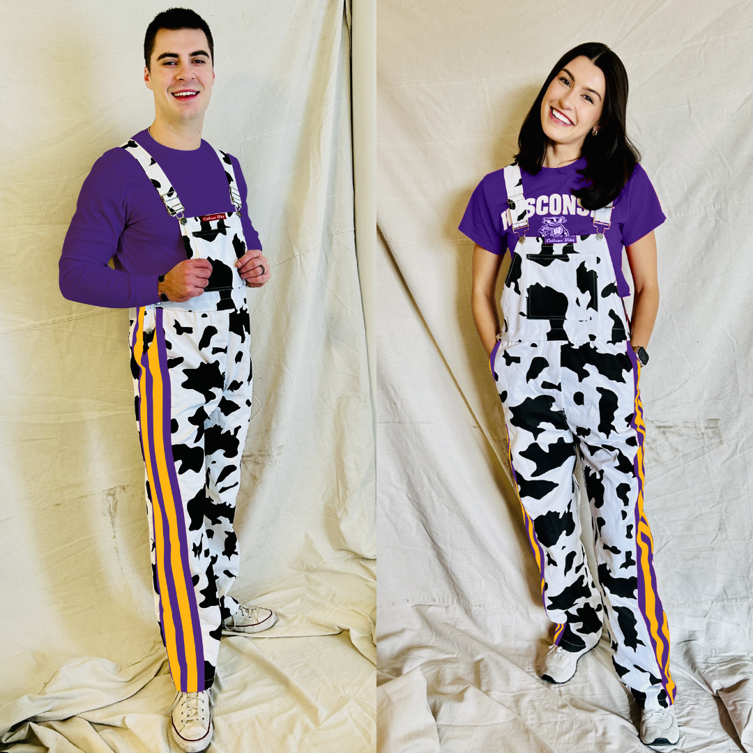 Purple/Gold CowBibs