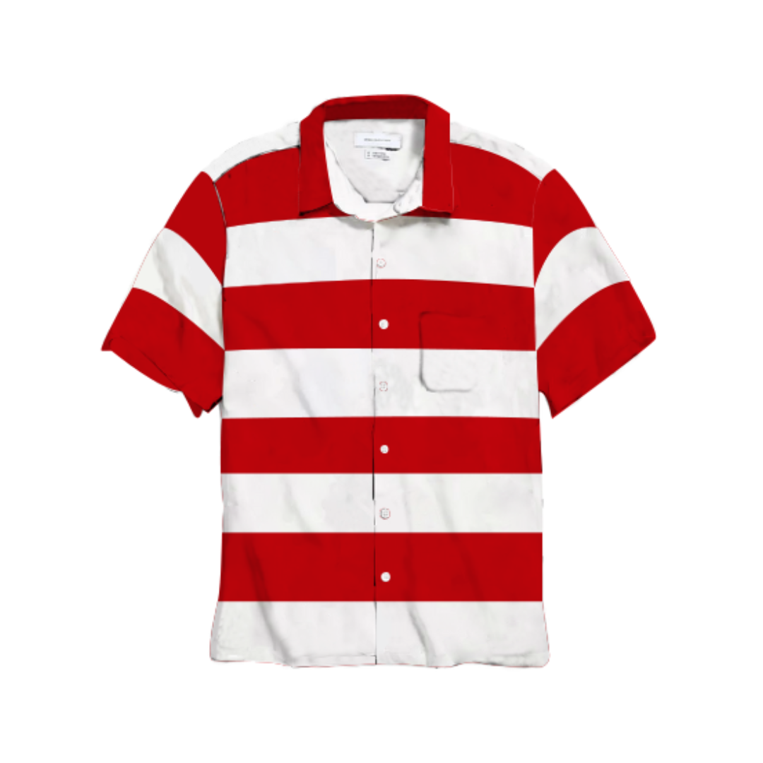 Red/White Lightweight Bahama Shirt