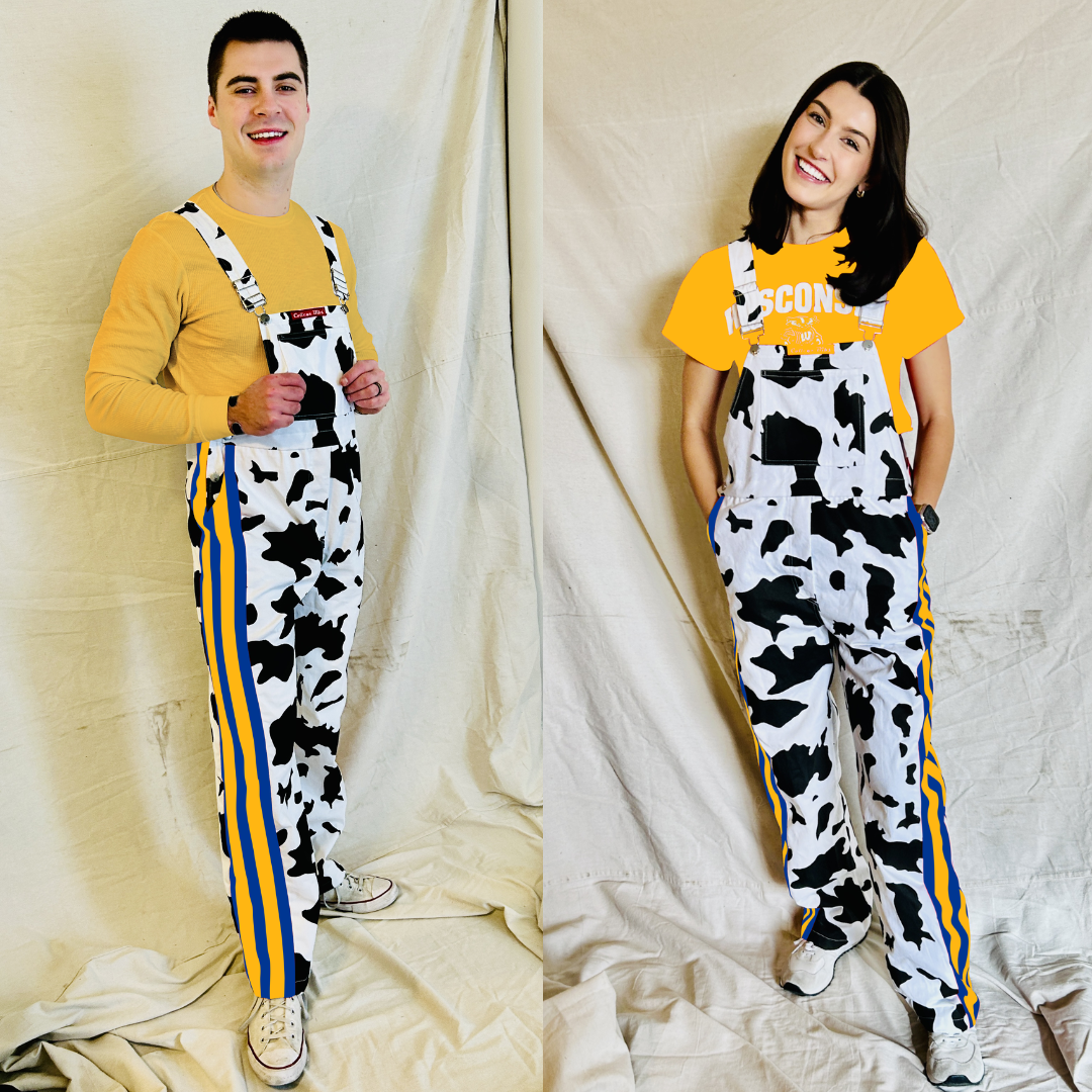 Royal/Gold CowBibs