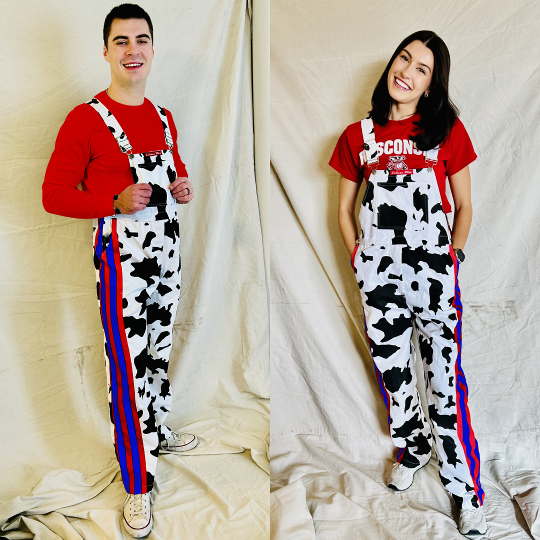 Red/Royal CowBibs