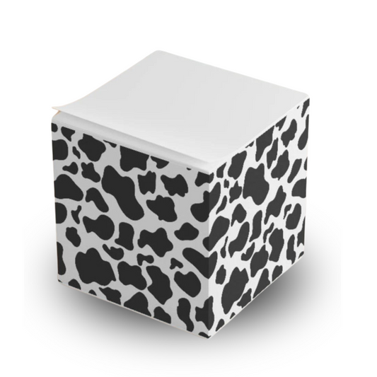 Cow Sticky Note Cube (Your Logo on Each Note)