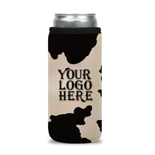 Cow Slim Can Koozie