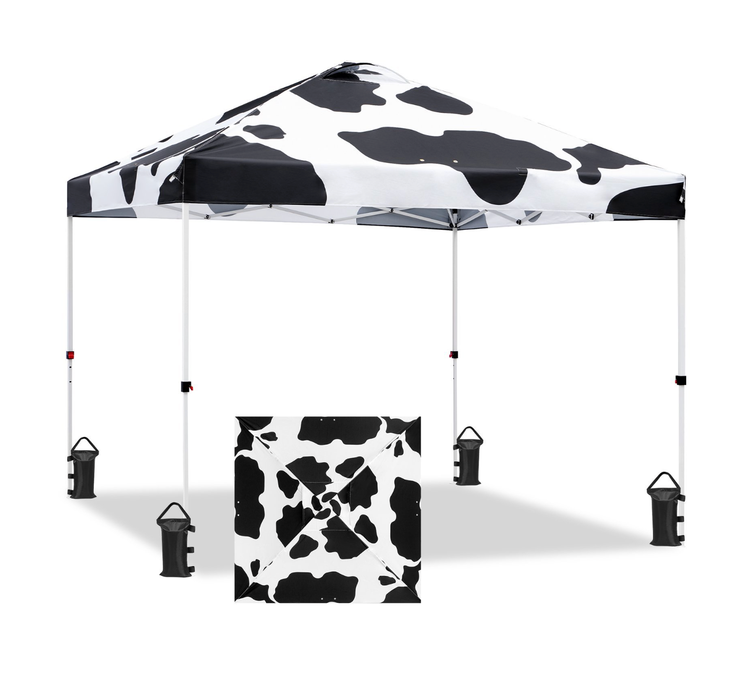Cow Pop-Up Canopy (Your Logo Anywhere)