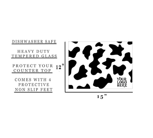 Cow Cutting Board (Add Your Logo Anywhere)