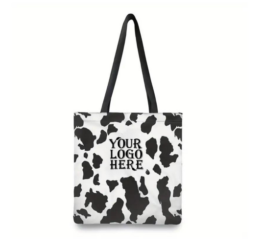 Cow Canvas Tote