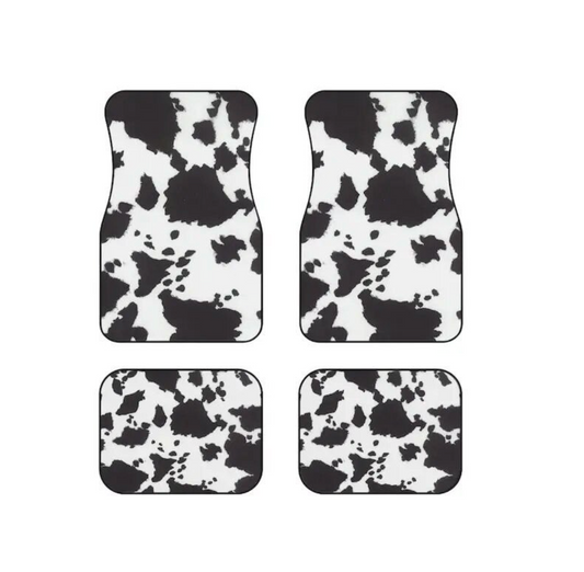 Cow Auto/Truck Floor Mats (Add Your Logo Anywhere)