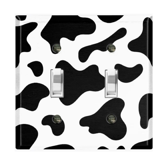 Cow Switch-Plate Cover (Any switch combo is available)