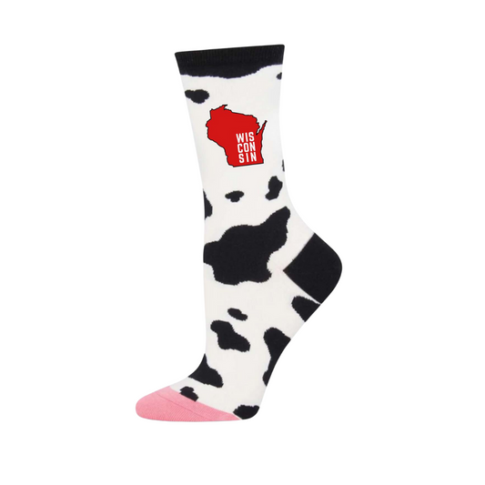 BadgerSwag Cow Socks